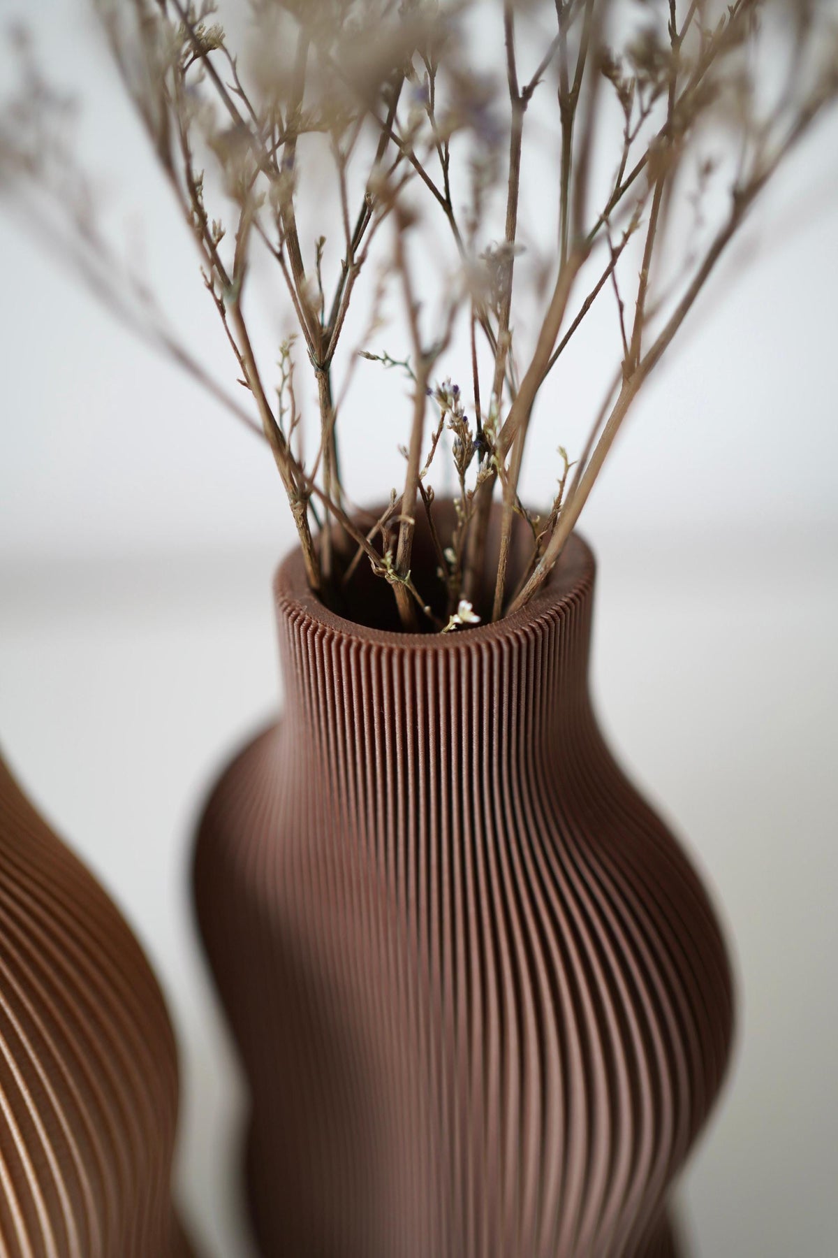 Minimalist Wood Fiber Vase: 3D Printed Home Decor