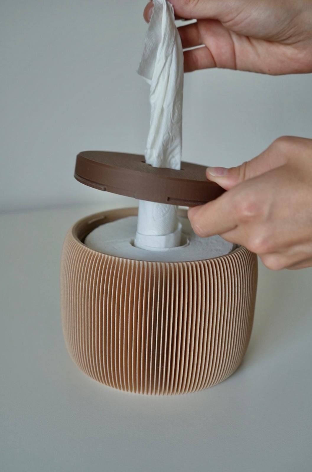 Toilet Paper Dispenser: Modern Desk & Bathroom Decor