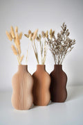 Minimalist Wood Fiber Vase: 3D Printed Home Decor