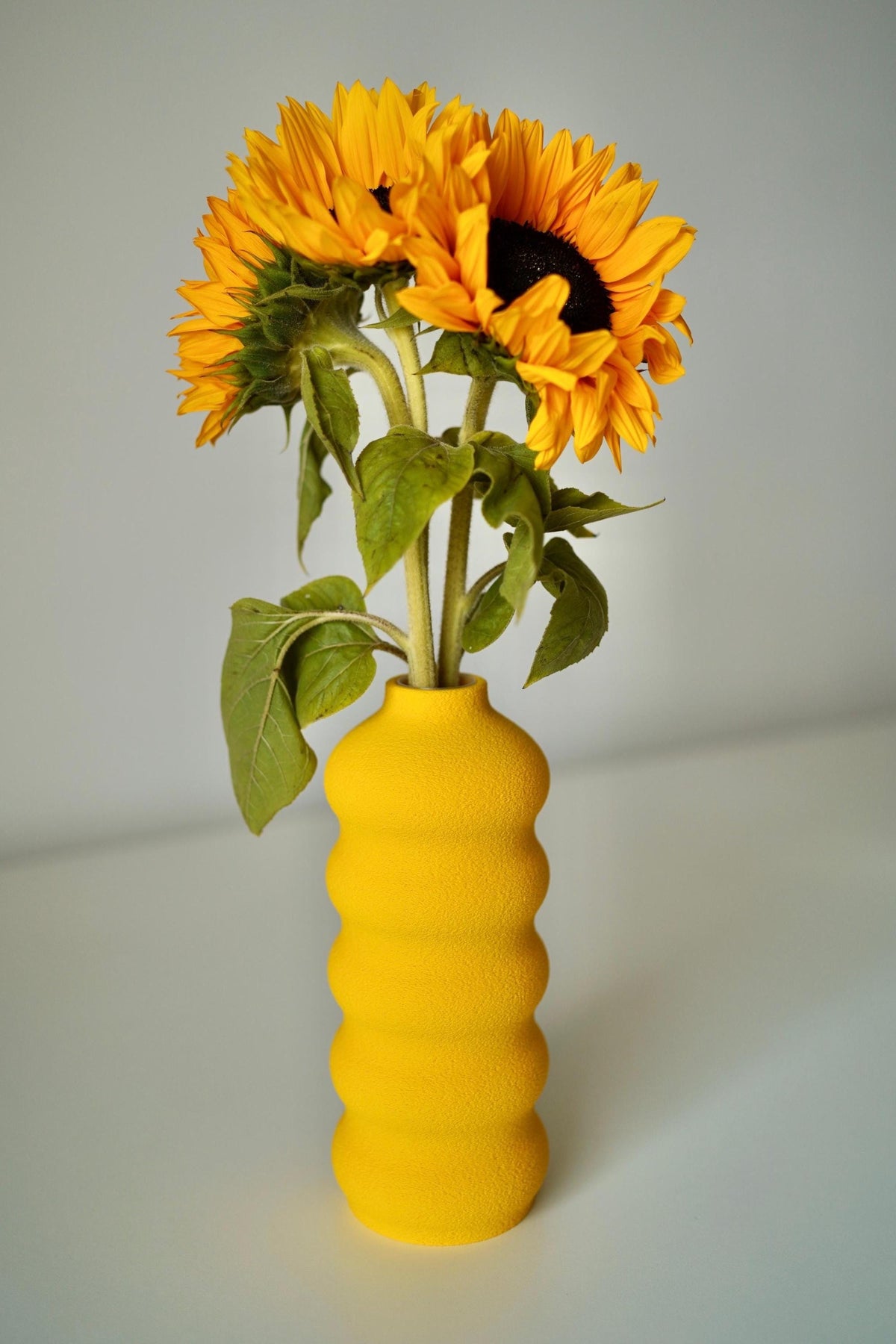 Minamalist wavy Vase , Modern Home Accent , original vase decor