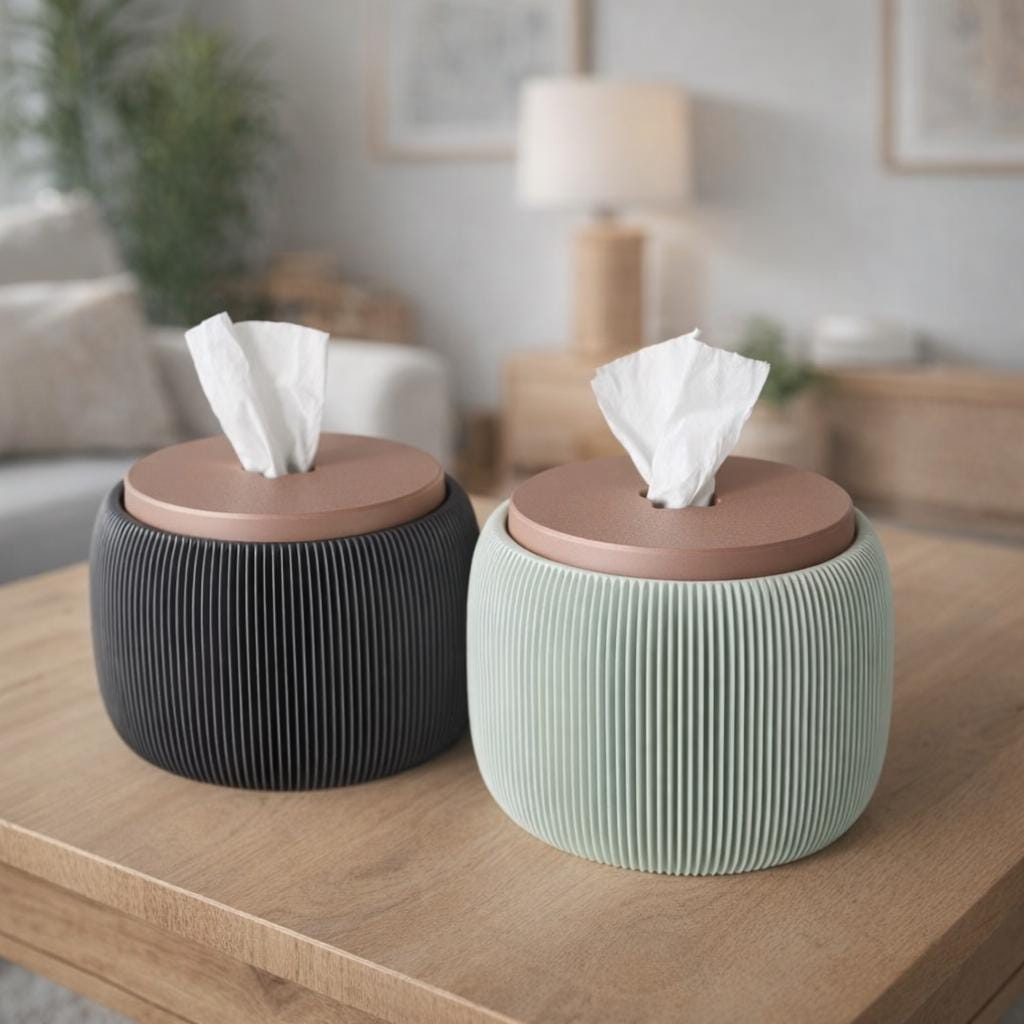 Toilet Paper Dispenser: Modern Desk & Bathroom Decor