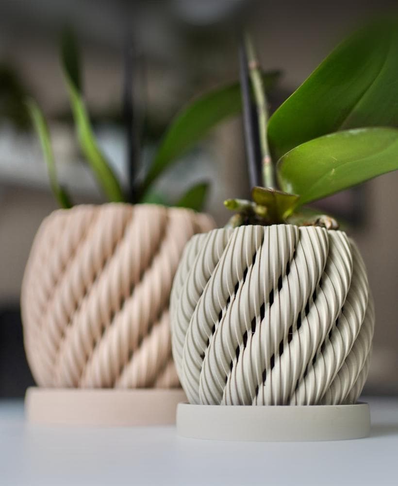 Orchid Planter with drip tray