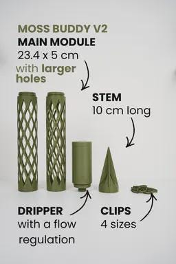 Stackable Moss Pole, Self-Watering Plant Tower, Climbing Plant Support