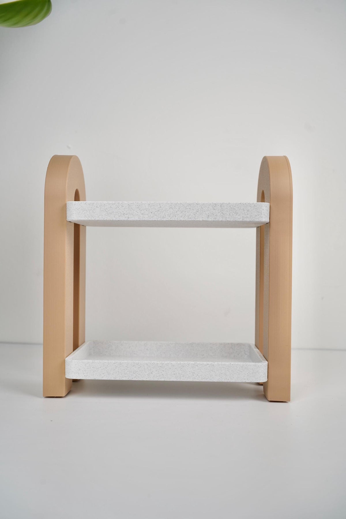 Modular Tabletop Perfume Shelf , fragrance collection organizer