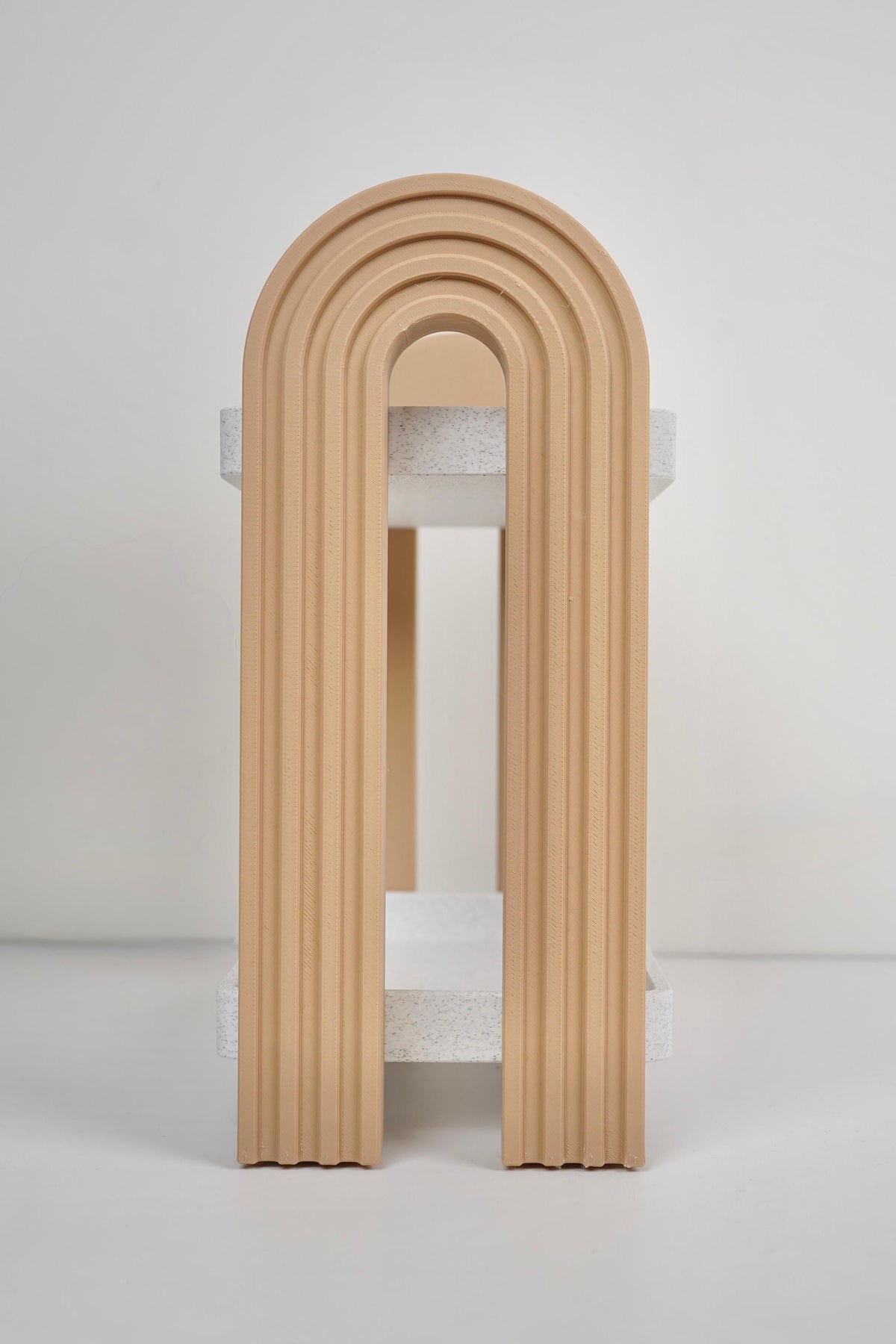 Modular Tabletop Perfume Shelf , fragrance collection organizer
