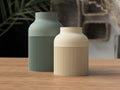 Japandi Vase 3D Printed | Minimalist Design Vase | Modern Look | Scandinavian Decor | Sustainable Home Accessories