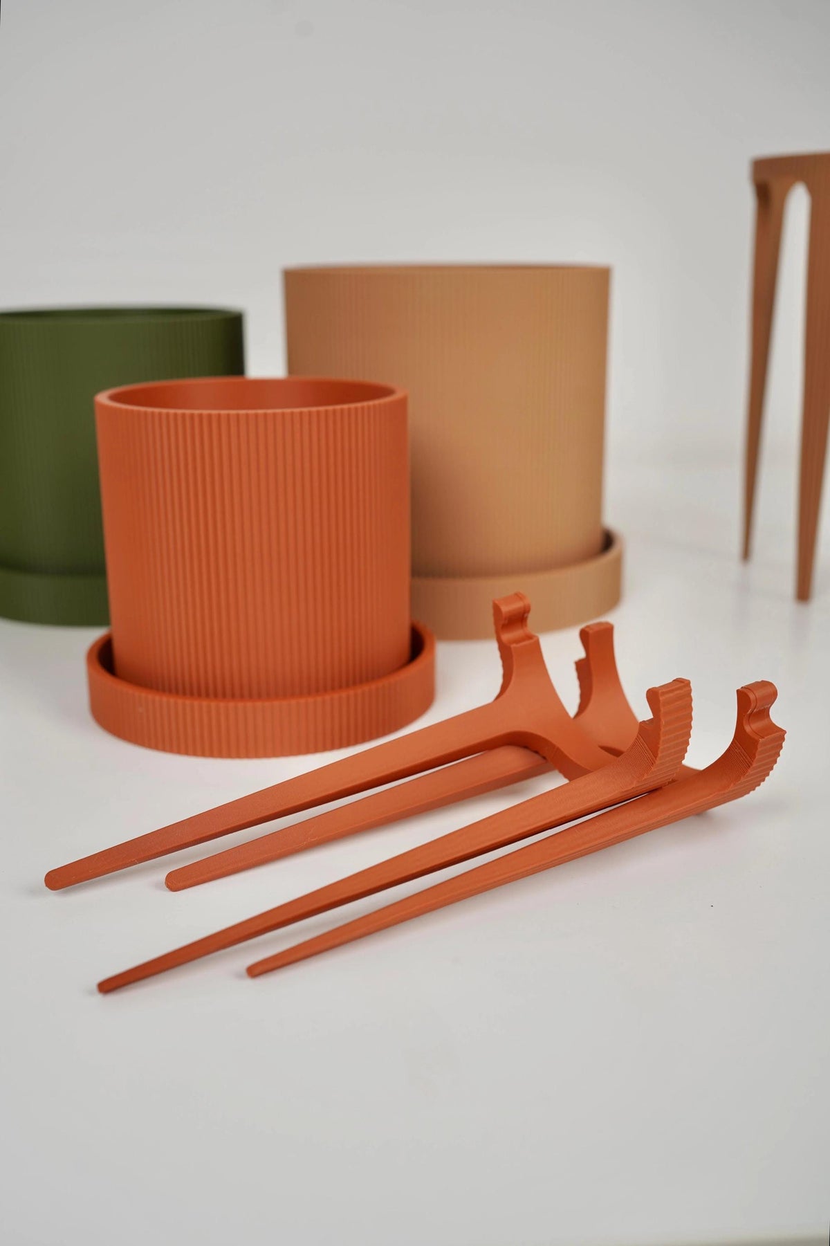 Modular Plant Pot with Support - Modern Indoor Planter with Trellis for Climbing Houseplants