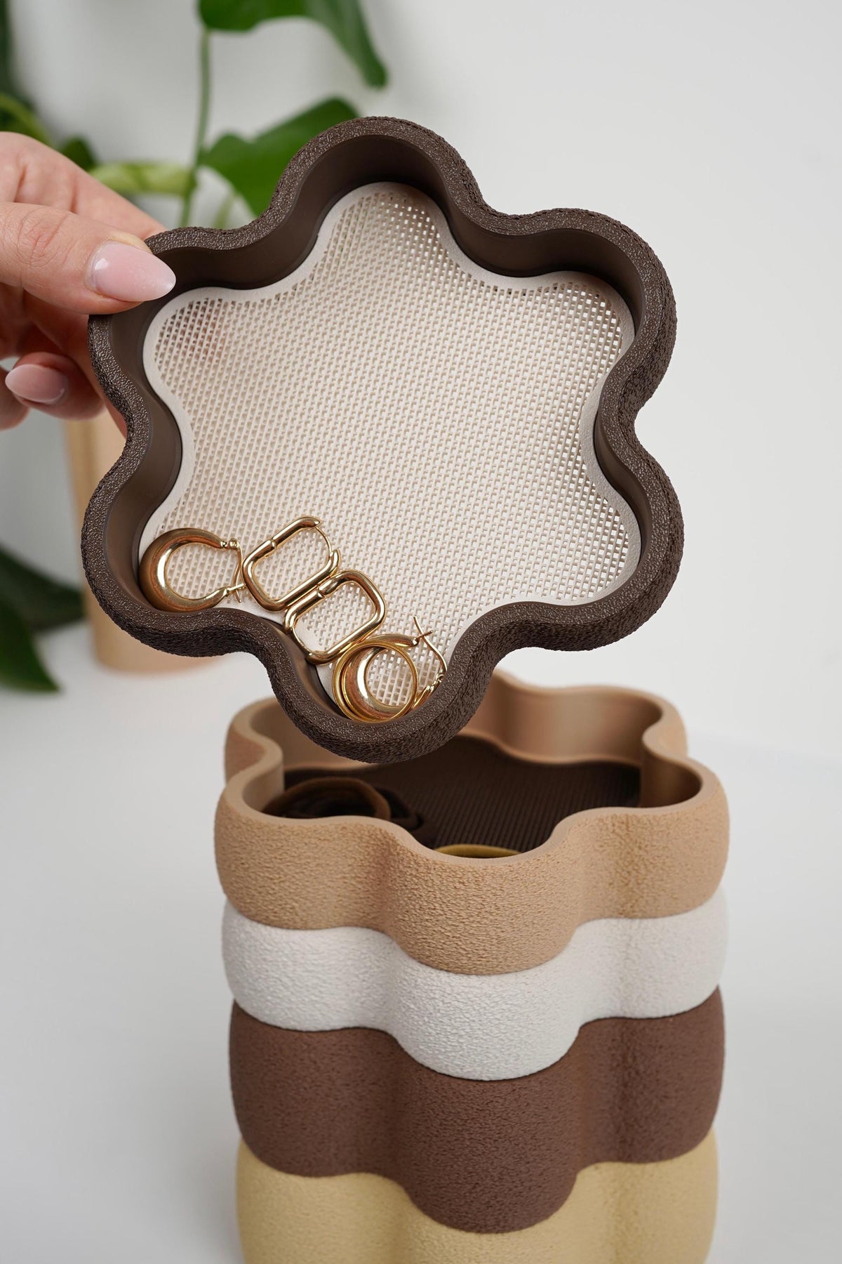 Modular Stackable Jewelry Tray Set - Fully Customizable Organizer